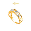 MASDORA 916 Ring Rings Cincin ~ Enormous Duotone Dint (EMAS 916/22K)