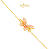 MASDORA 916 Gold Bracelet Rantai Tangan Emas ~ Simple Belle Papillon (EMAS 916/22K)