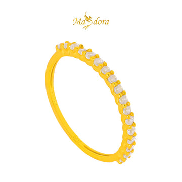 MASDORA 916 Gold Ring Rings Cincin Emas ~ Sparkling Zircon Series (EMAS 916/22K)