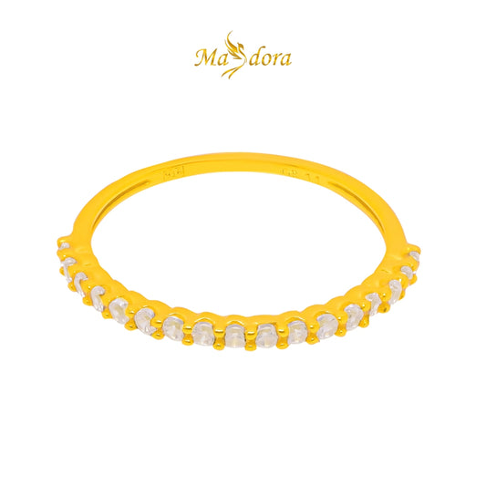 MASDORA 916 Gold Ring Rings Cincin Emas ~ Sparkling Zircon Series (EMAS 916/22K)