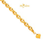 MASDORA 916 Gold Bracelet Rantai Tangan Emas ~ Pearl Links High Polish (EMAS 916/22K)