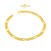 MASDORA 916 Gold Bracelet Rantai Tangan Emas ~ Simple Fegaro New Fashion (EMAS 916/22K)