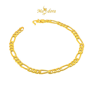 MASDORA 916 Gold Bracelet Rantai Tangan Emas ~ Simple Fegaro New Fashion (EMAS 916/22K)