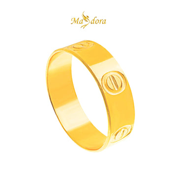 MASDORA 916 Gold Ring Rings Cincin Emas ~ CBR Screw Mark (EMAS 916/22K)
