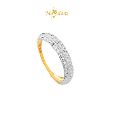 MASDORA 916 Gold Ring Rings Cincin Emas ~ Eternity Diamond Cut 2C (EMAS 916/22K)