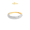 MASDORA 916 Gold Ring Rings Cincin Emas ~ Eternity Diamond Cut 2C (EMAS 916/22K)