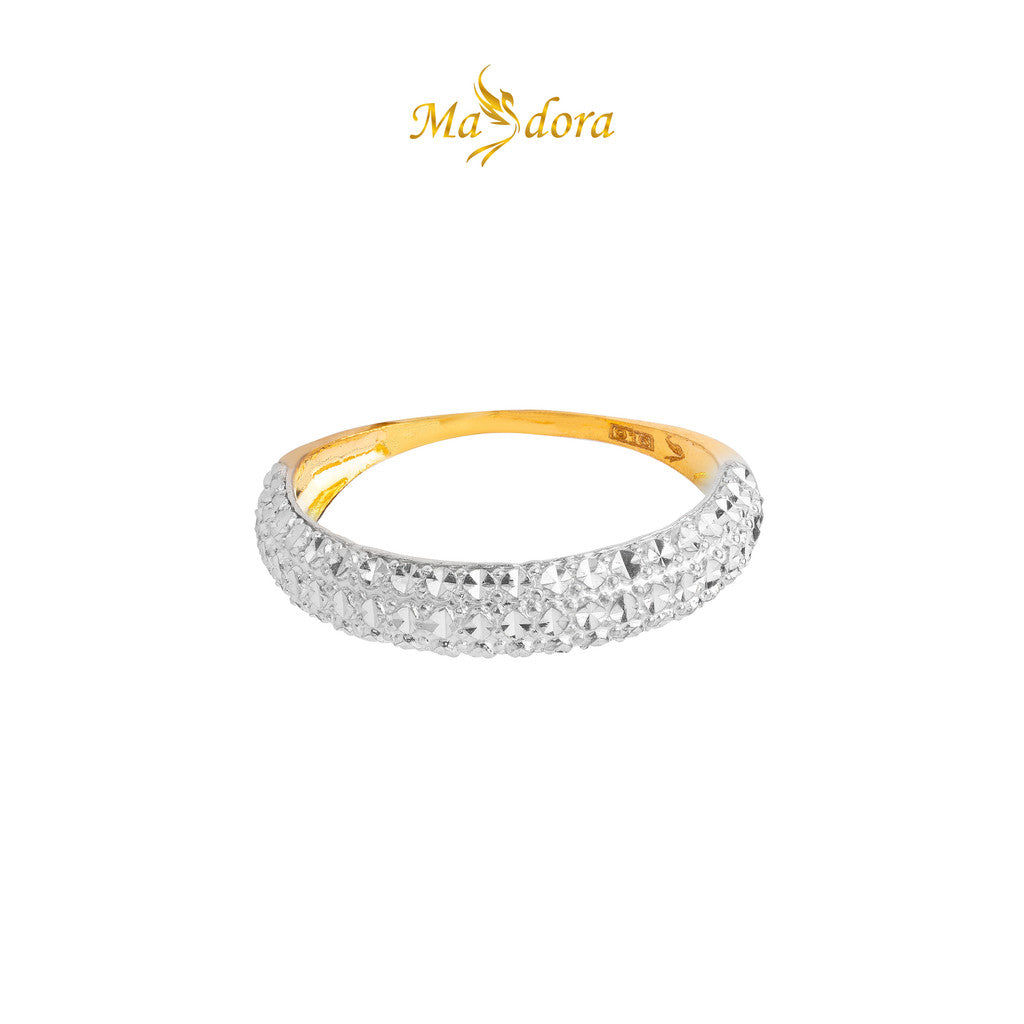 MASDORA 916 Gold Ring Rings Cincin Emas ~ Eternity Diamond Cut 2C (EMAS 916/22K)