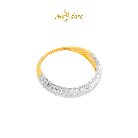 MASDORA 916 Gold Ring Rings Cincin Emas ~ Eternity Diamond Cut 2C (EMAS 916/22K)