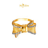 MASDORA 916 Gold Ring Rings Cincin Emas ~ Duotone Ribbonella (EMAS 916/22K)