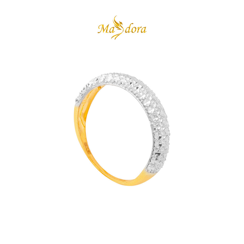 MASDORA 916 Gold Ring Rings Cincin Emas ~ Eternity Diamond Cut 2C (EMAS 916/22K)