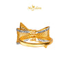 MASDORA 916 Gold Ring Rings Cincin Emas ~ Duotone Ribbonella (EMAS 916/22K)