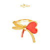 MASDORA 999 Gold Ring Rings Cincin Emas ~ Enormous Coquette (EMAS 999/24K)