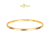MASDORA 999 Gold Bangle Gelang Tangan Emas ~ Golden Glitz Round (EMAS 999/24K)