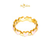 MASDORA 916 Gold Ring Rings Cincin Emas ~ HG Interlaced Love Universe (Pink) (EMAS 916/22K)