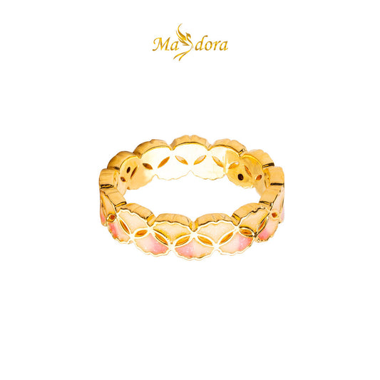 MASDORA 916 Gold Ring Rings Cincin Emas ~ HG Everbloom Band (EMAS 916/22K)