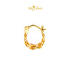 MASDORA 999 Gold Earring Earrings Subang Emas ~ Golden Chained Harp (EMAS 999/24K)