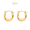 MASDORA 999 Gold Earring Earrings Subang Emas ~ Golden Fluffy Harp (EMAS 999/24K)