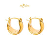 MASDORA 999 Gold Earring Earrings Subang Emas ~ Golden Fluffy Harp (EMAS 999/24K)
