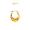 MASDORA 999 Gold Earring Earrings Subang Emas ~ Golden Leech Harp (EMAS 999/24K)