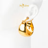 MASDORA 999 Gold Earring Earrings Subang Emas ~ Golden Fluffy Harp (EMAS 999/24K)