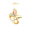 MASDORA 916 Gold Ring Rings Cincin Emas ~ HG Enormous Enchanted Butterfly (EMAS 916/22K)