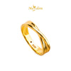 MASDORA 916 Gold Ring Rings Cincin Emas ~ HG Mini Mobius Twist (EMAS 916/22K)