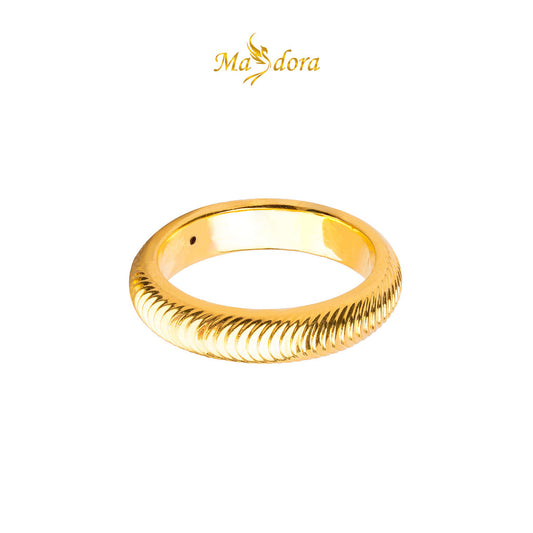 MASDORA 916 Gold Ring Rings Cincin Emas ~ HG Golden Quern Band (EMAS 916/22K)