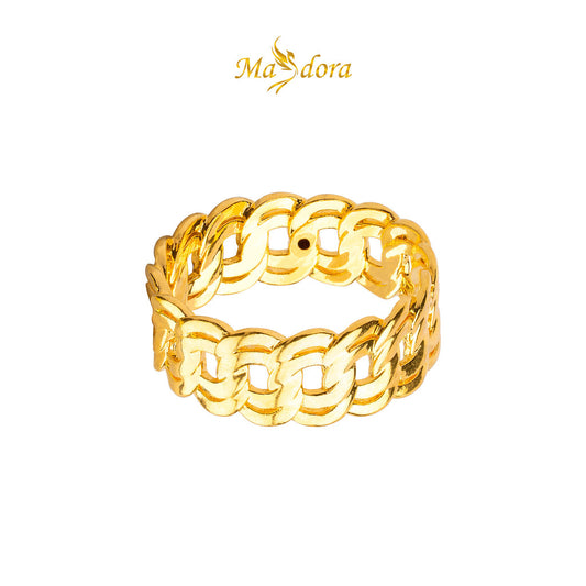 MASDORA 916 Gold Ring Rings Cincin Emas ~ HG Coco King 6mm (EMAS 916/22K)