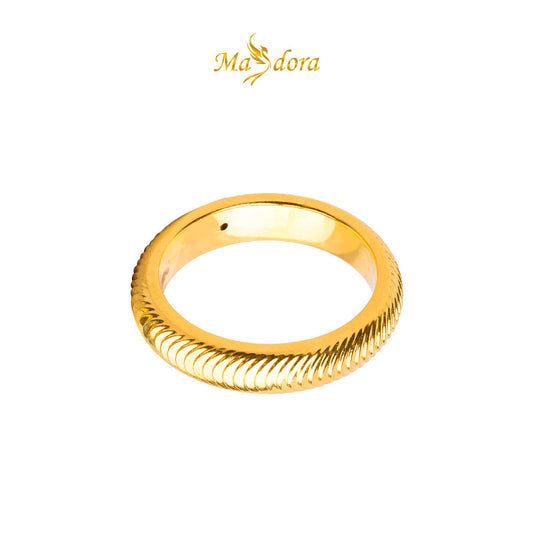 MASDORA 916 Gold Ring Rings Cincin Emas ~ HG Golden Quern Band (EMAS 916/22K)
