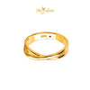 MASDORA 916 Gold Ring Rings Cincin Emas ~ HG Mini Mobius Twist (EMAS 916/22K)
