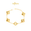 MASDORA 916 Gold Bracelet Rantai Tangan Emas ~ HG Clover Gold (EMAS 916/22K)