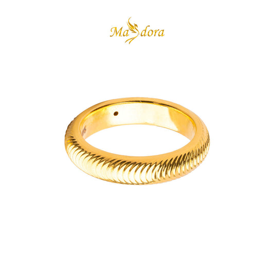 MASDORA 916 Gold Ring Rings Cincin Emas ~ HG Golden Quern Band (EMAS 916/22K)