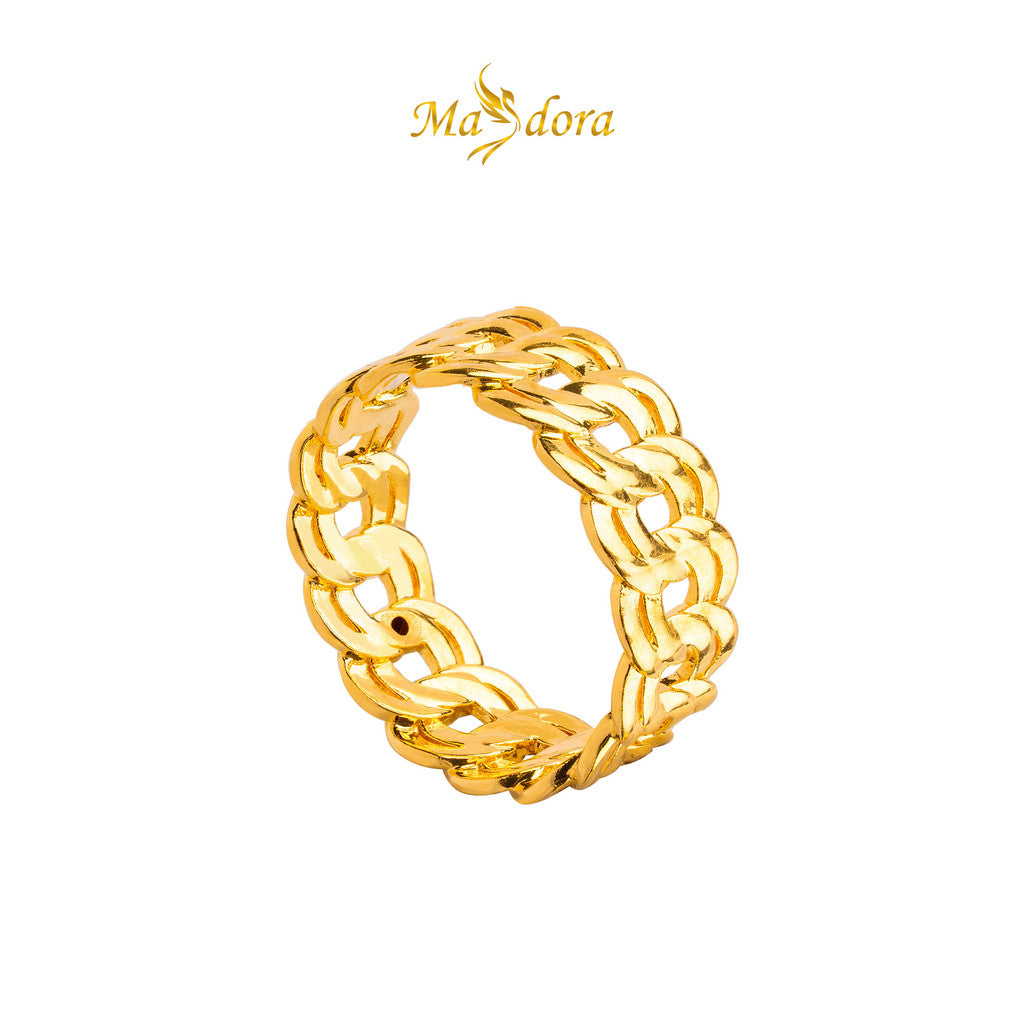 MASDORA 916 Gold Ring Rings Cincin Emas ~ HG Coco King 6mm (EMAS 916/22K)