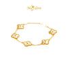 MASDORA 916 Gold Bracelet Rantai Tangan Emas ~ HG Clover Gold (EMAS 916/22K)