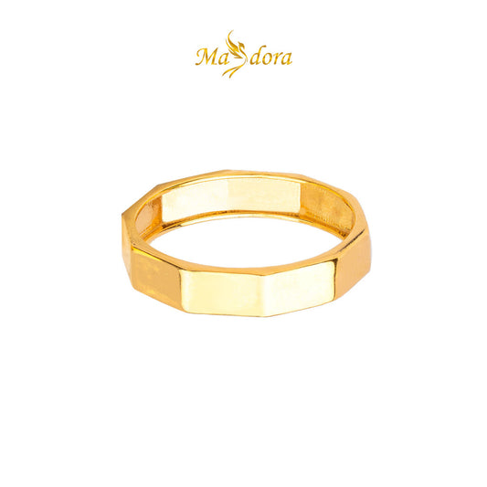 MASDORA 916 Gold Ring Rings Cincin Emas ~ Golden Verona Band (EMAS 916/22K)