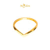 MASDORA 916 Gold Ring Rings Cincin Emas ~ Golden Subtle V (EMAS 916/22K)