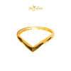MASDORA 916 Gold Ring Rings Cincin Emas ~ Golden Subtle V (EMAS 916/22K)