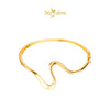 MASDORA 916 Gold Bangle Gelang Tangan Emas ~ Golden Elegant Sway (EMAS 916/22K)