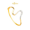 MASDORA 916 Gold Bangle Gelang Tangan Emas ~ Duotone Elegant Sway (EMAS 916/22K)