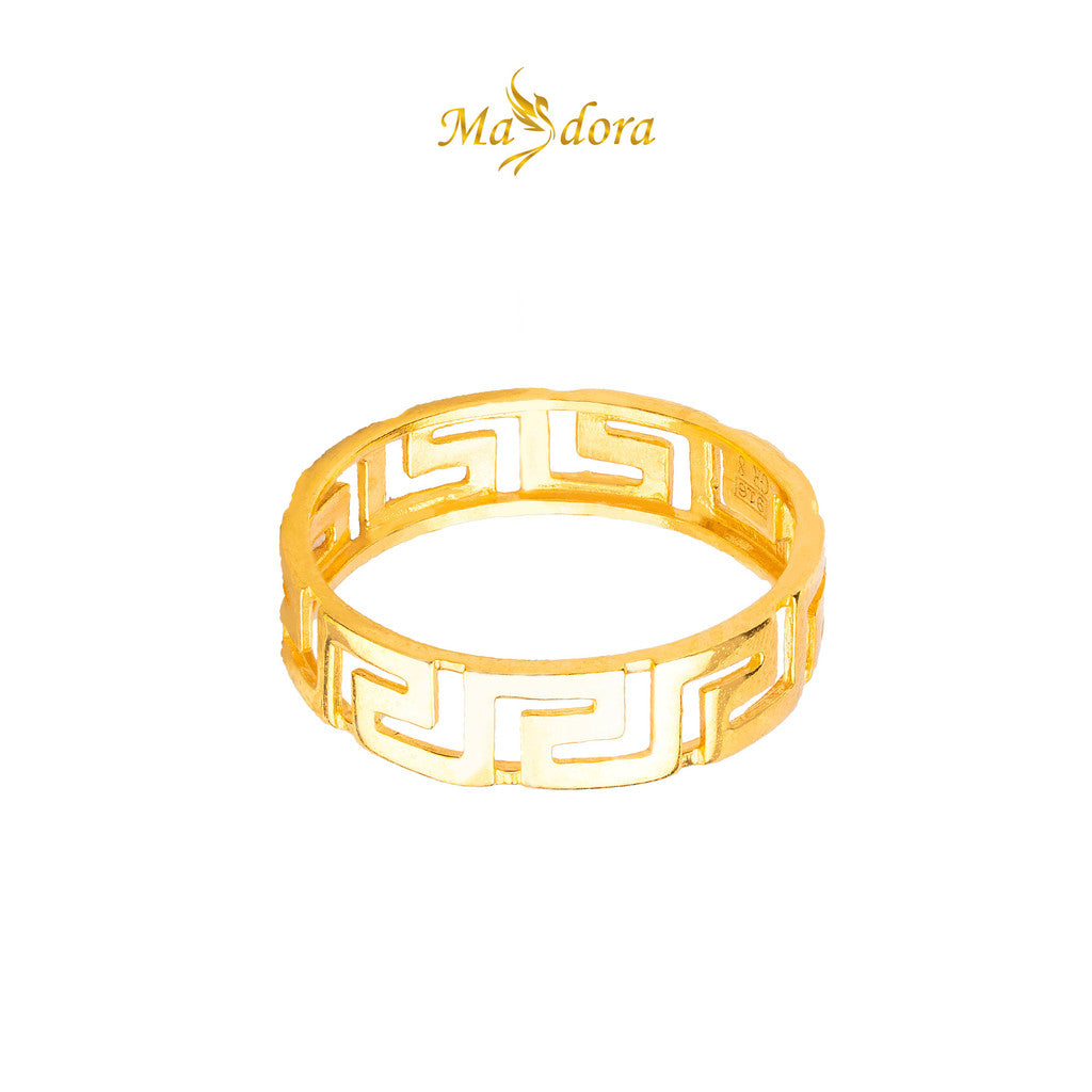 MASDORA 916 Gold Ring Rings Cincin Emas ~ Golden Pristine Grace (EMAS 916/22K)