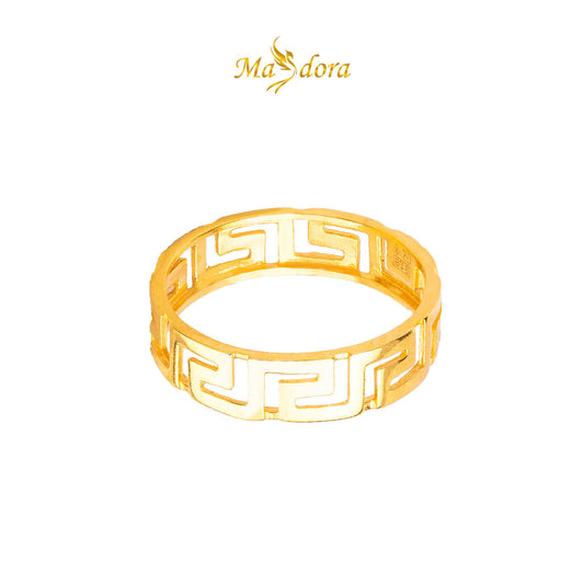 MASDORA 916 Gold Ring Rings Cincin Emas ~ Golden Pristine Grace (EMAS 916/22K)