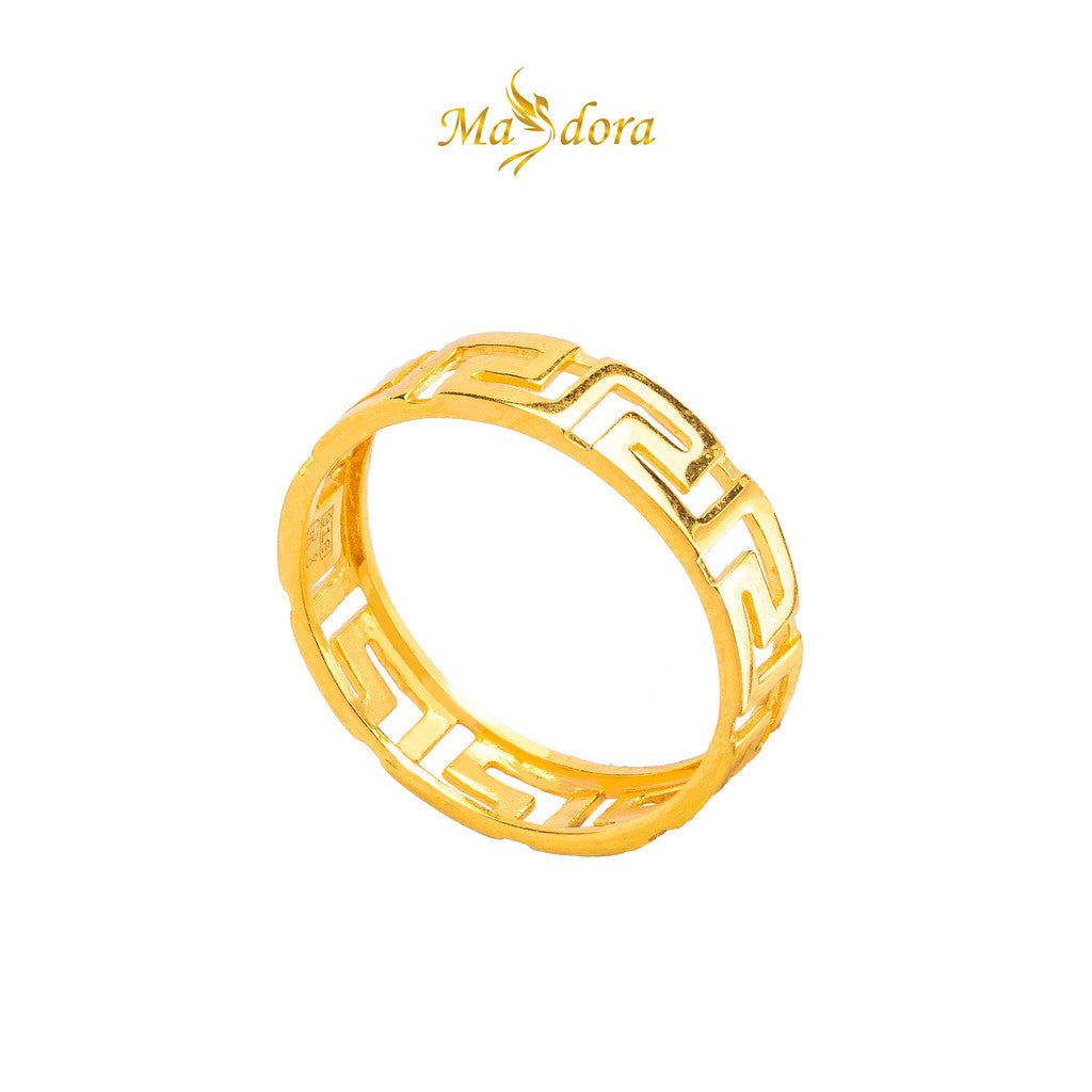 MASDORA 916 Gold Ring Rings Cincin Emas ~ Golden Pristine Grace (EMAS 916/22K)
