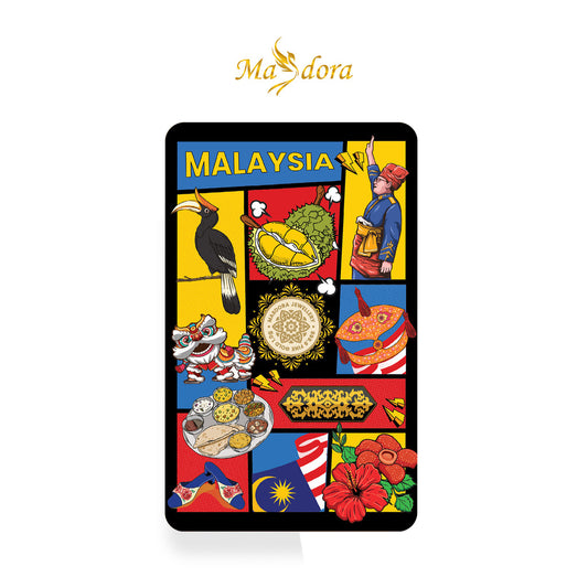 MASDORA 999.9 Gold Signature Gold Bar 1.00GM ~ Malaysia 2025 (EMAS 999.9/24K)