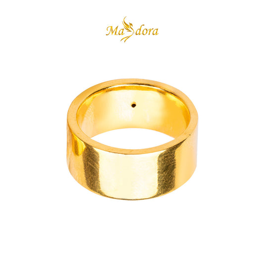 MASDORA 916 Gold Ring Rings Cincin Emas ~ HG Belah Rotan Plain (EMAS 916/22K)