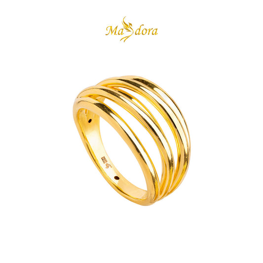MASDORA 916 Gold Ring Rings Cincin Emas ~ HG Mini Snowdrop Petal (EMAS 916/22K)