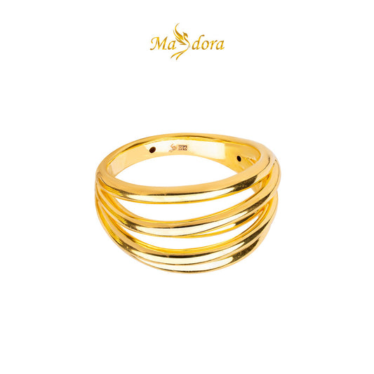 MASDORA 916 Gold Ring Rings Cincin Emas ~ HG Mini Snowdrop Petal (EMAS 916/22K)