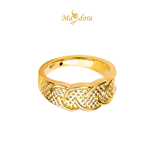MASDORA 916 Gold Ring Rings Cincin Emas ~ HG Mini Classic Twine (EMAS 916/22K)