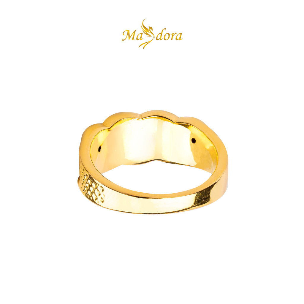 MASDORA 916 Gold Ring Rings Cincin Emas ~ HG Mini Classic Twine (EMAS 916/22K)