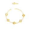 MASDORA 916 Gold Bracelet Rantai Tangan Emas ~ HG Clover Gold (M) (EMAS 916/22K)