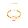 MASDORA 916 Gold Ring Rings Cincin Emas ~ HG Twinnie Heart (EMAS 916/22K)